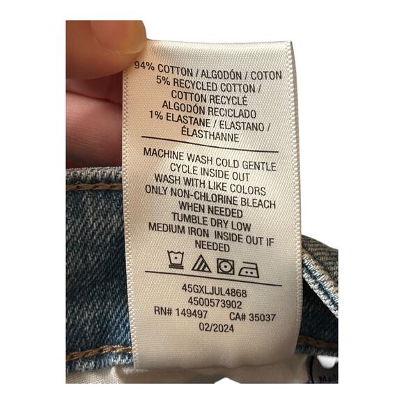 Joe's Jeans shorts Juliet relaxed denim blue size 31 - Picture 3 of 5